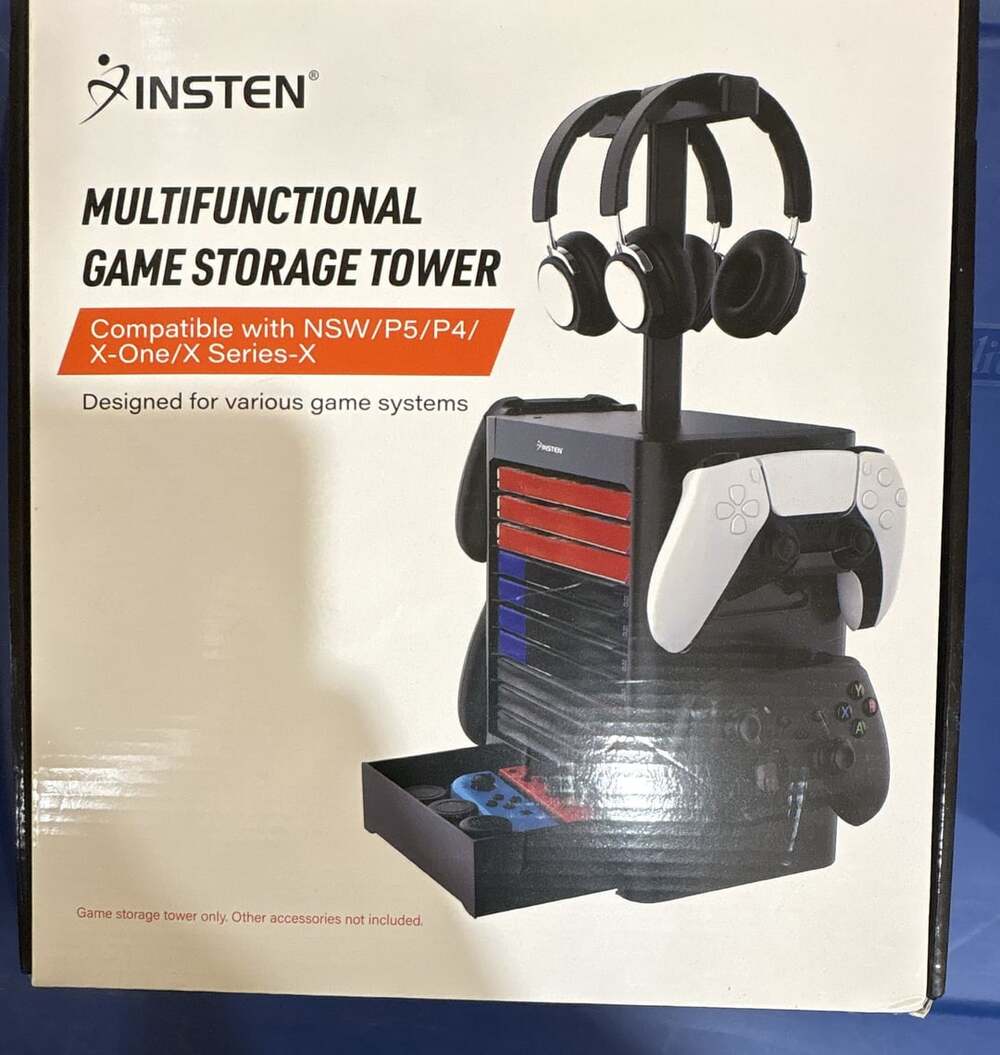 Insten Multifunctional Game Storage Tower